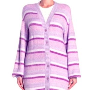 Lovers + Friends Long Button Front Cardigan